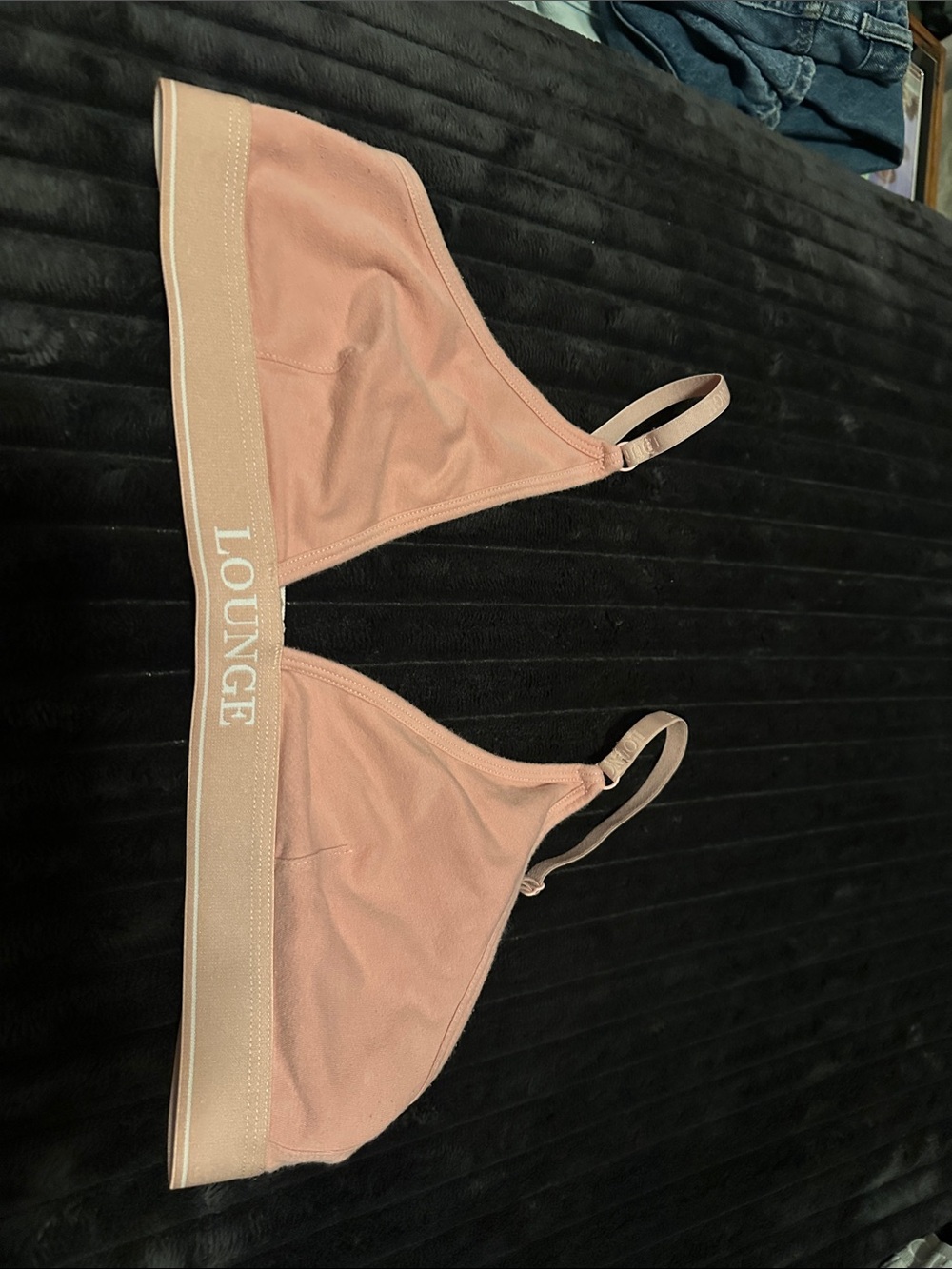 Lounge Soft Blush Wireless Triangle Bralette
